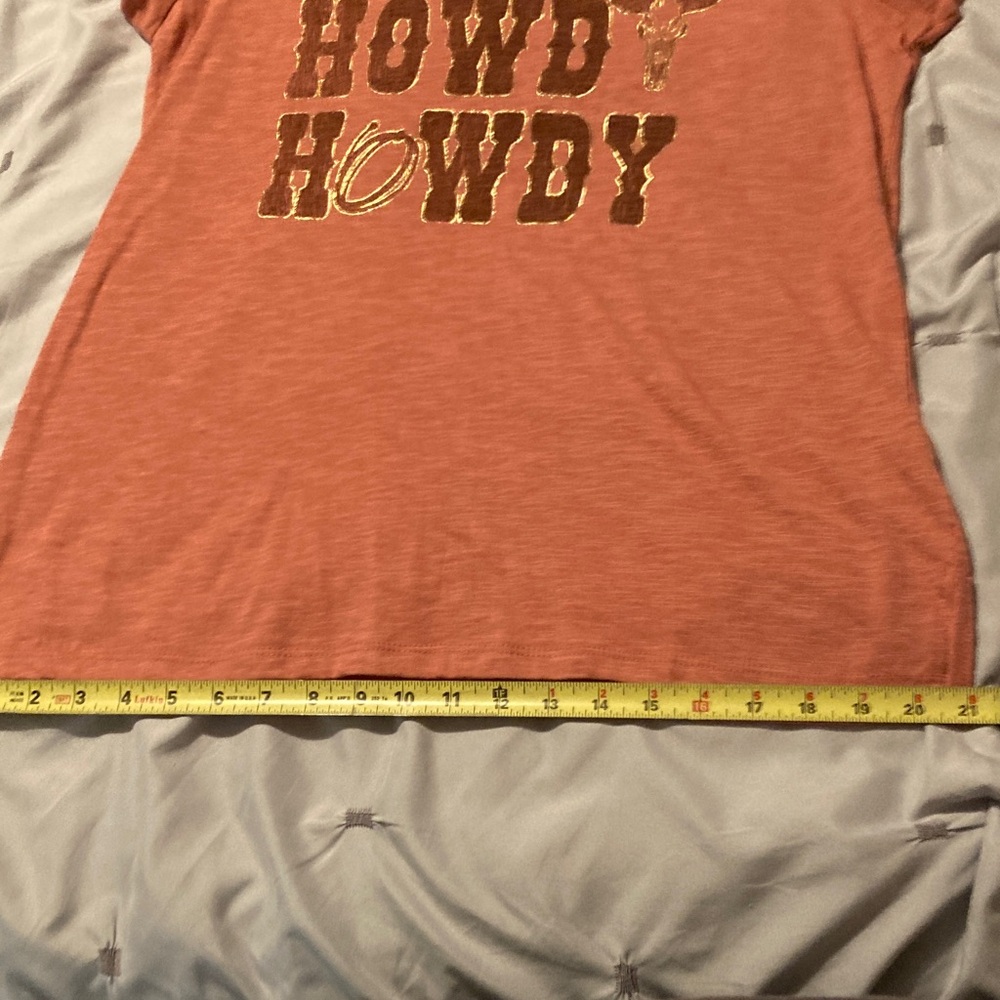 Cato Rustic Pink 'Howdy' Graphic Tee - Picture 9 of 10